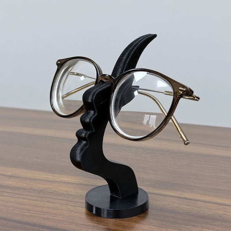 ユニークな曲線状の眼鏡ホルダー スタンド 安全で芸術的な収納 - 3D Printing Desk のレビューと価格