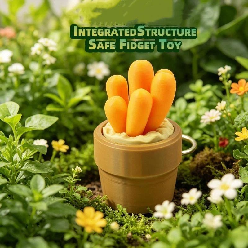 ミニ3Dプリントポットクリッカーキーホルダー かわいいフィジ - 3D Printing With Pp のレビューと価格
