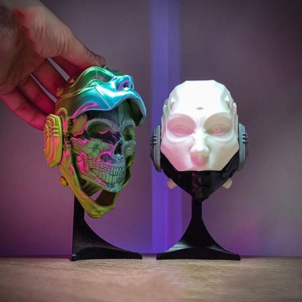 カスタムメイド3Dプリントマスクモデル PLA カラフルスカ - 3D Printing Pla のレビューと価格