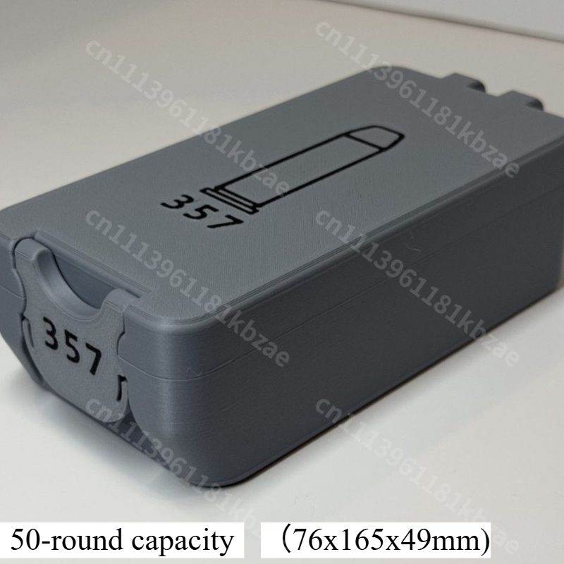 3Dプリント製 .357マグナム弾丸収納ボックス – 軍事愛 - Enclosure 3D Printing のレビューと価格
