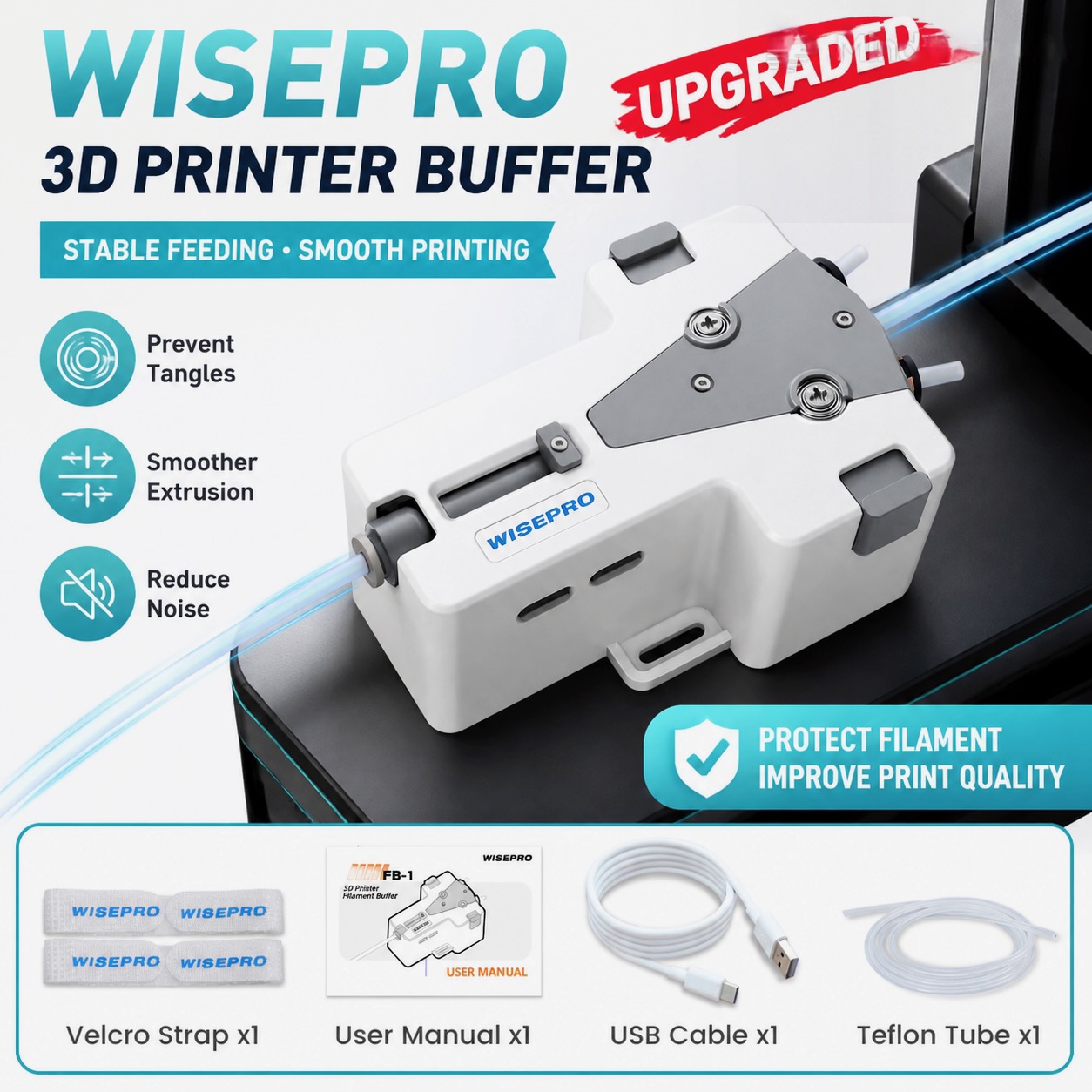 WISEPRO 3Dプリンターフィラメント タンジェントPL - Carbon Fiber Filament のレビューと価格
