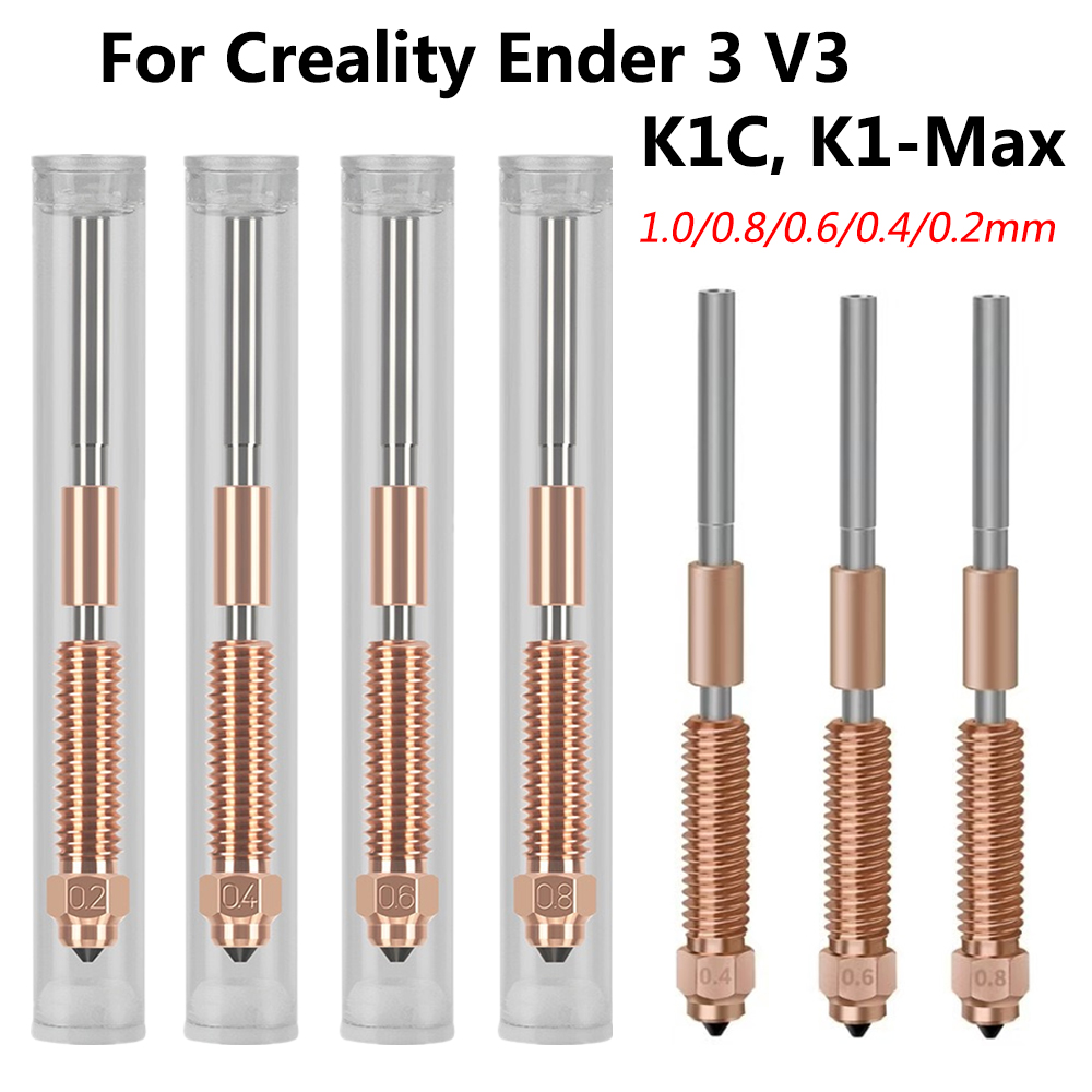 K1Cノズル,チタン銅ノズル,高速交換,高流量,オールインワ - 3D Printer Nozzle Brass のレビューと価格
