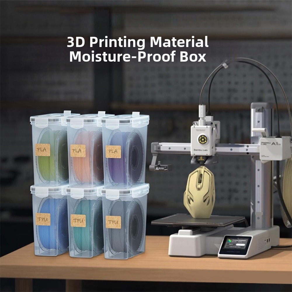 透明フィラメント容器 密閉防湿 3Dプリンティング容器 防塵 - 3D Printing With Pp のレビューと価格