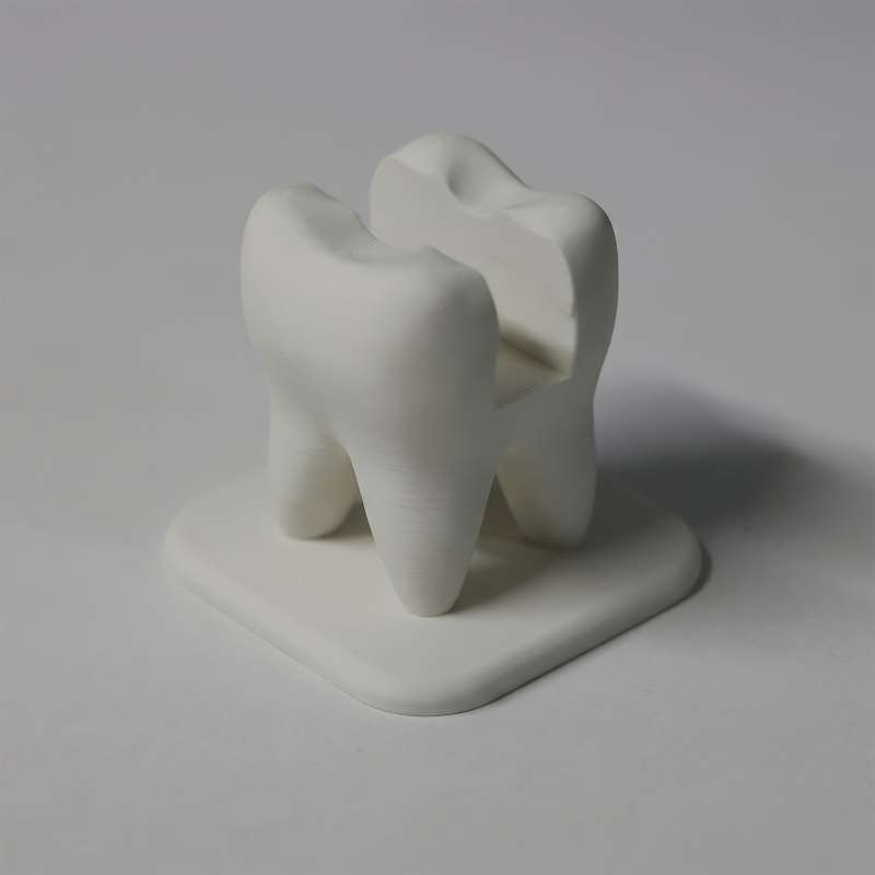 3Dプリント歯型名刺入れ歯科医院受付デスクディスプレイスタン - 3D Printing Desk のレビューと価格