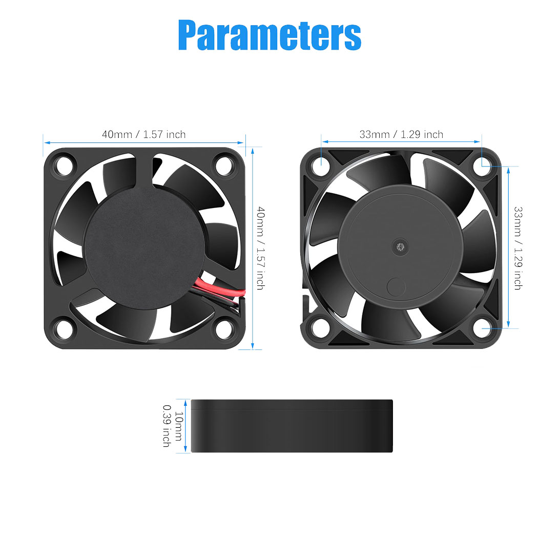 40MMコンピューターケースクーラーDC 5V 12V 24 - Cooling Fan 40Mm 3D のレビューと価格