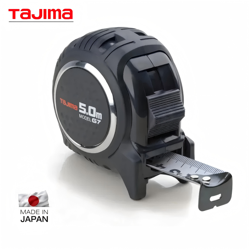 日本製 タジマ 巻尺 5m x19/25mm - 自動巻き取 - Stanley Tape 25Ft のレビューと価格